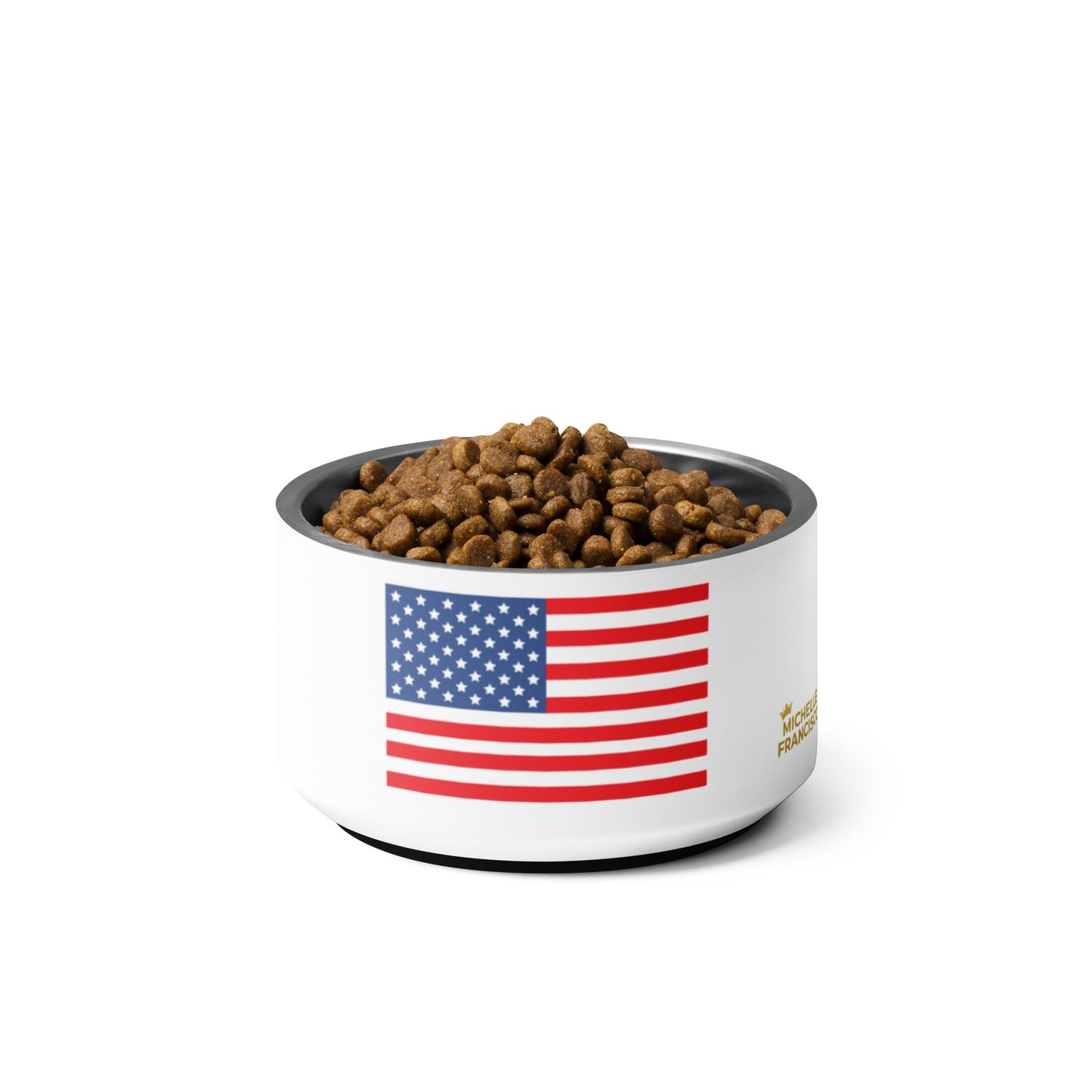 American Flag Pet Bowl