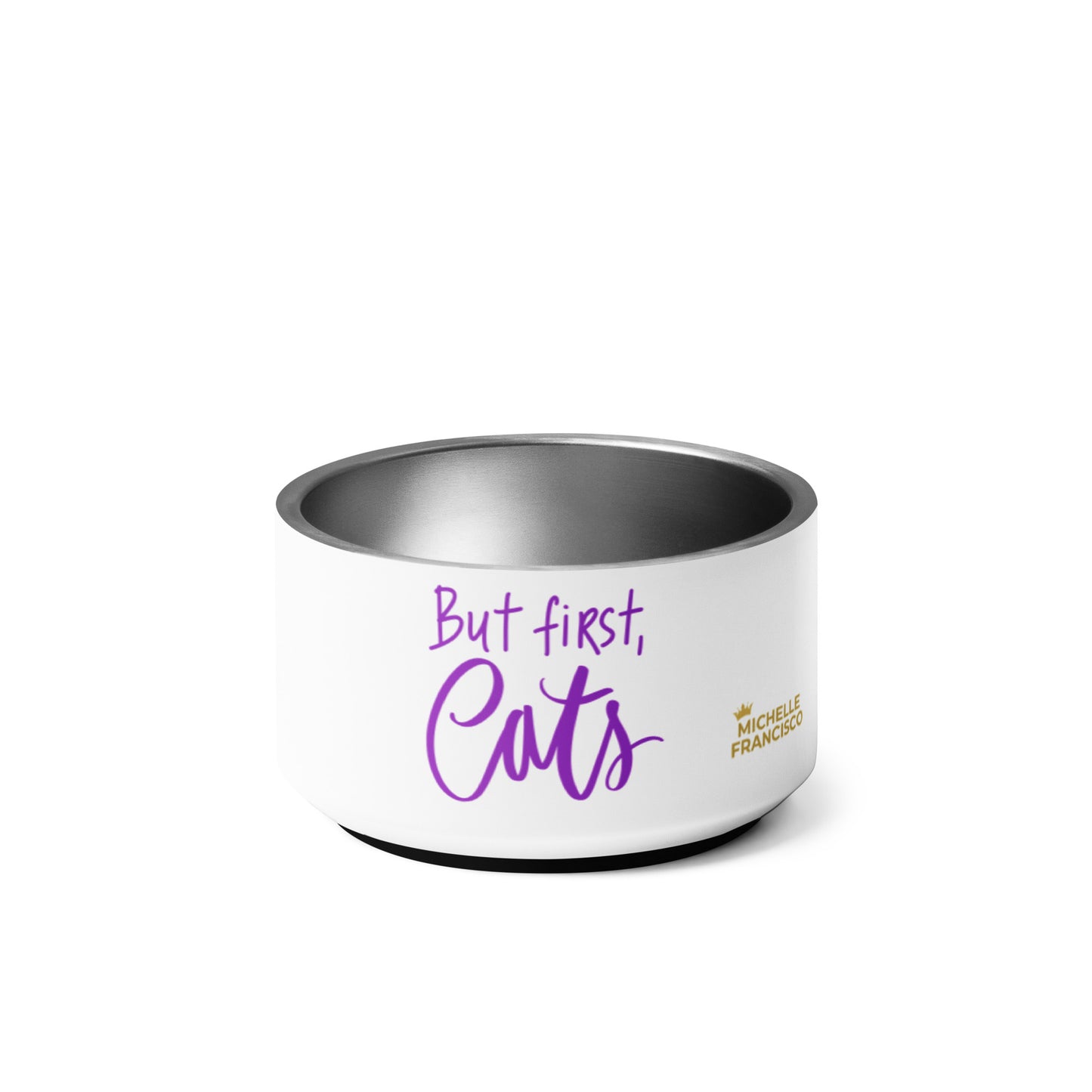 But First, Cats Pet Bowl