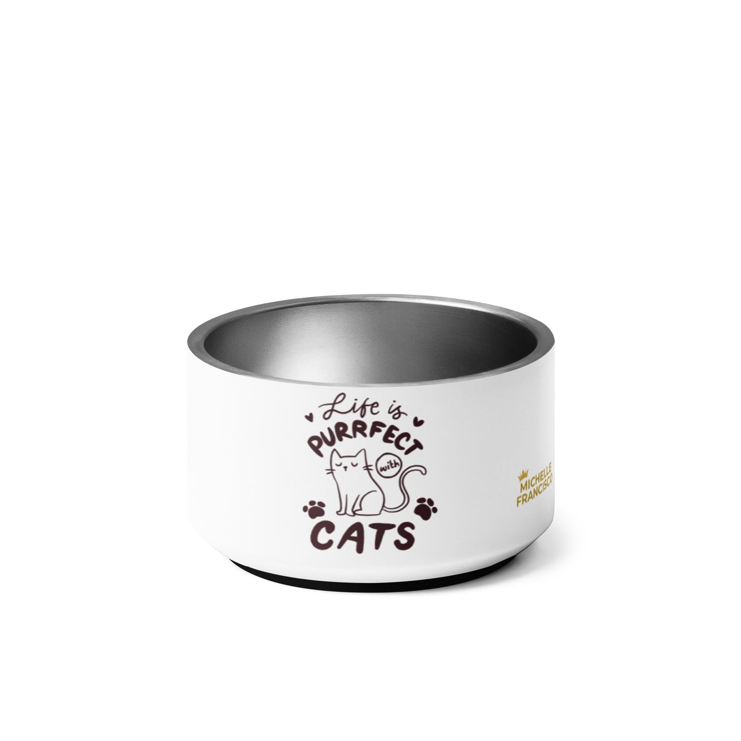 Life Is Purrfect With Cats Pet Bowl