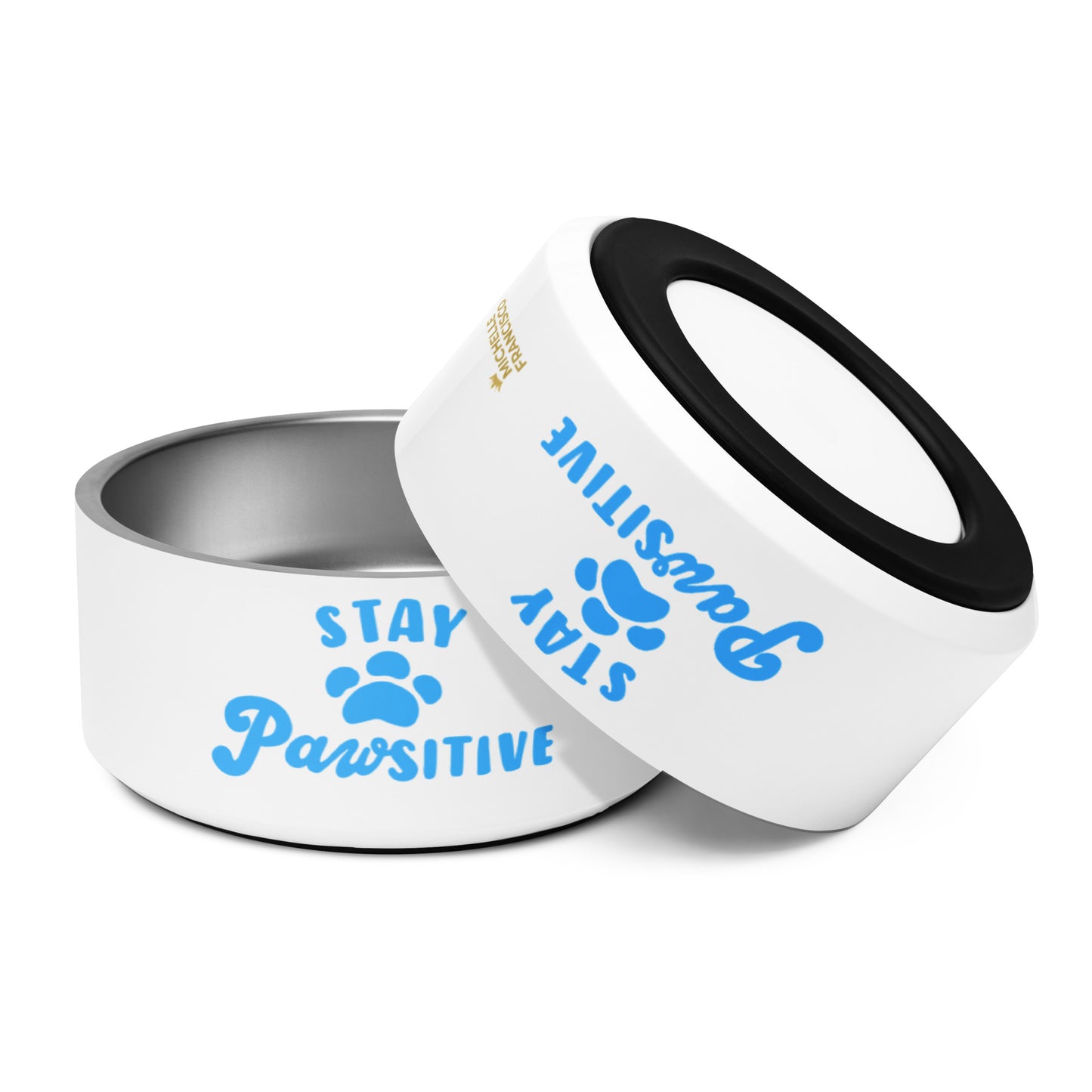 Stay Pawsitive Pet Bowl