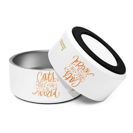 Cats Rule The World Pet Bowl
