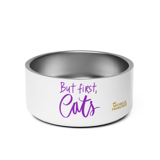 But First, Cats Pet Bowl