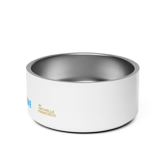 Stay Pawsitive Pet Bowl