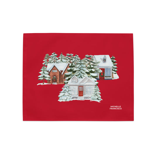 Christmas Homes Placemat Set