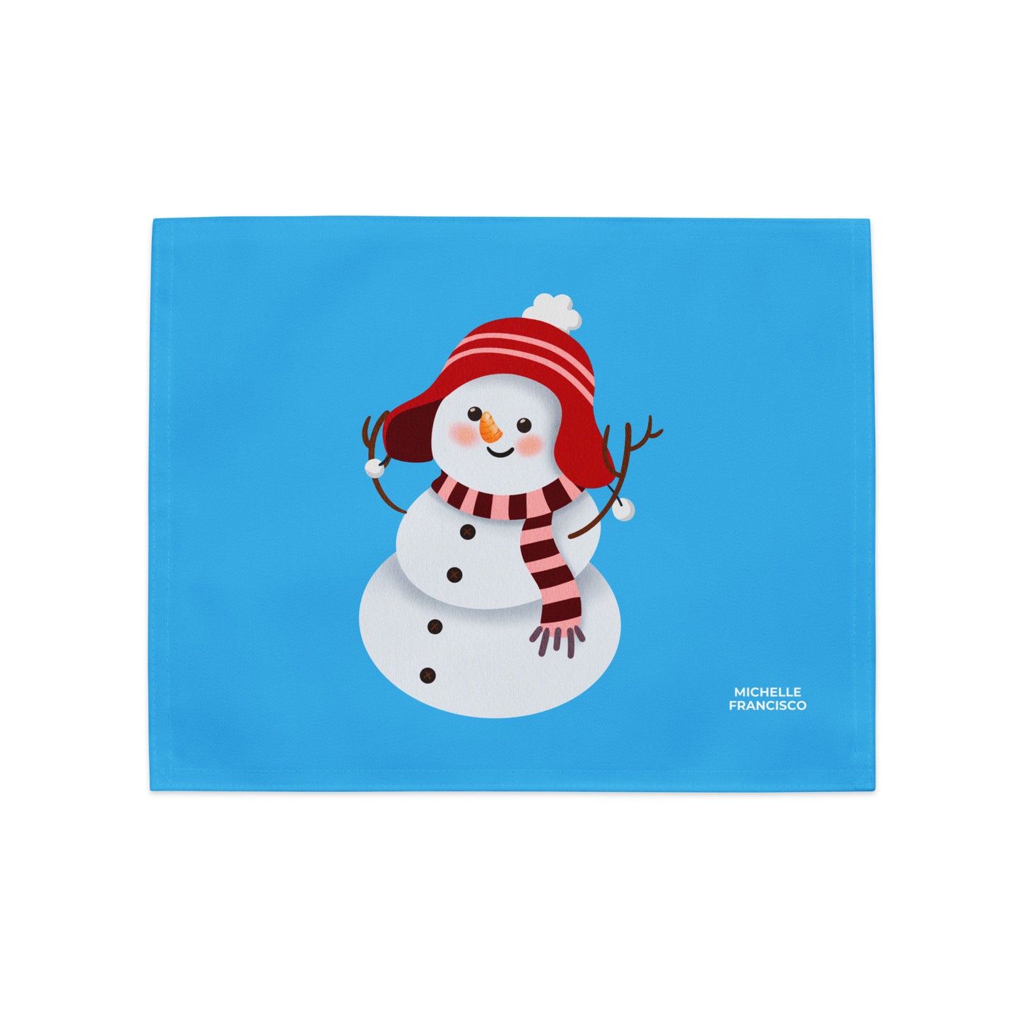 Happy Snowman Placemat Set