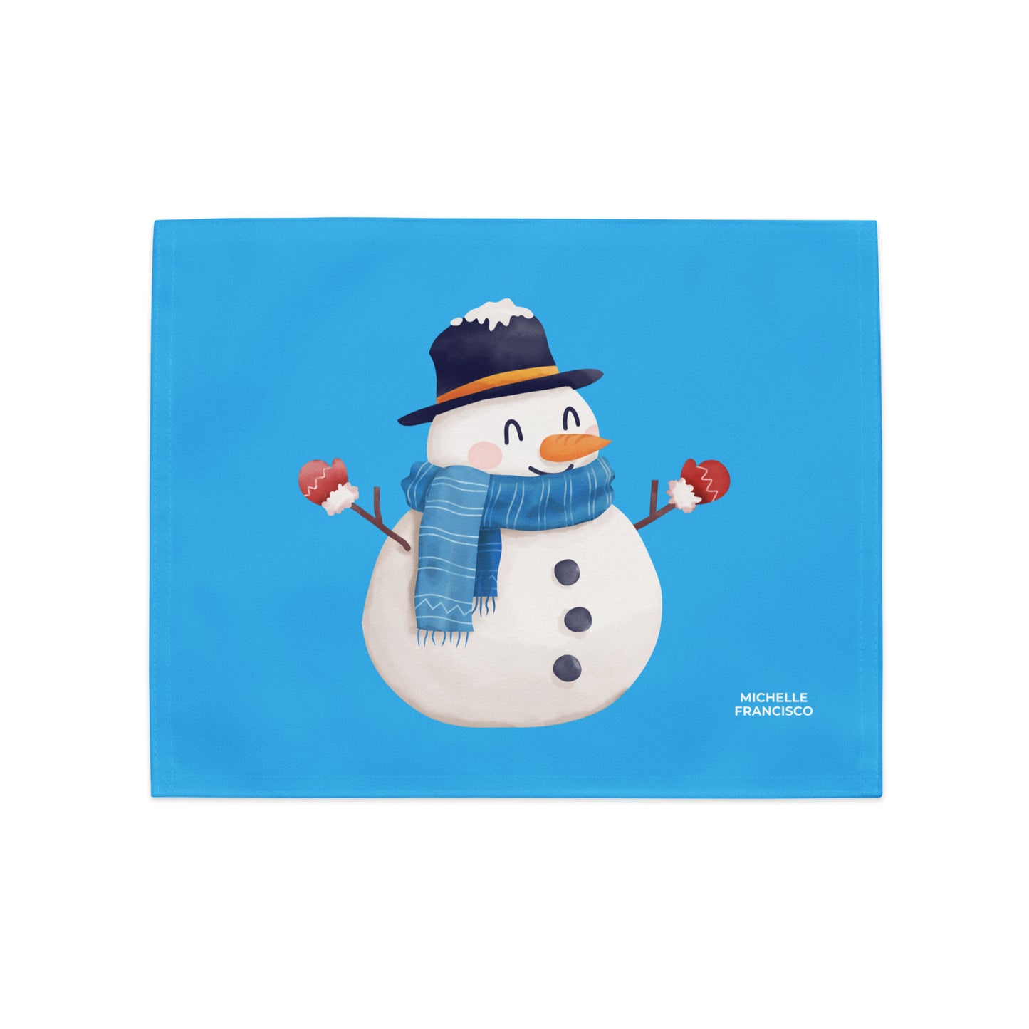 Happy Snowman Placemat Set