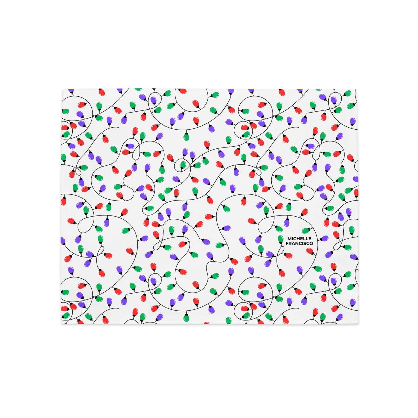 Christmas Lights Placemat Set