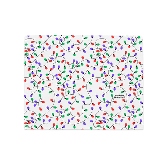 Christmas Lights Placemat Set