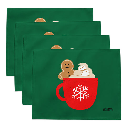 Cozy Christmas Placemat Set