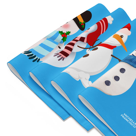 Happy Snowman Placemat Set
