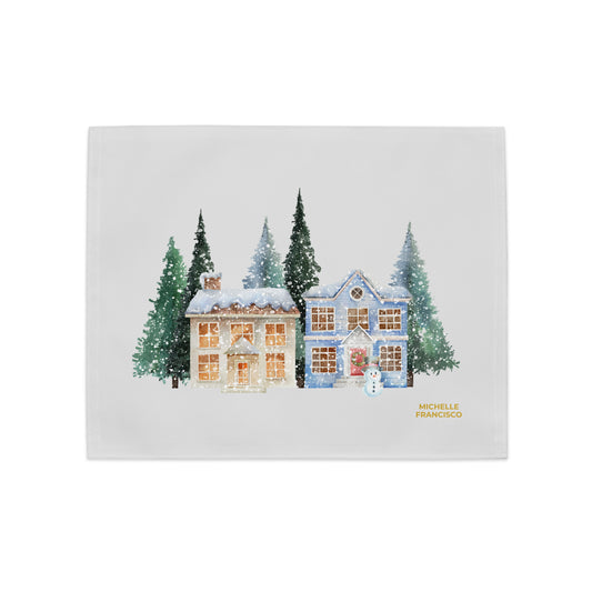 Cozy Christmas Home Placemat Set