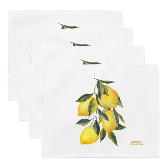 Lemon Placemat Set