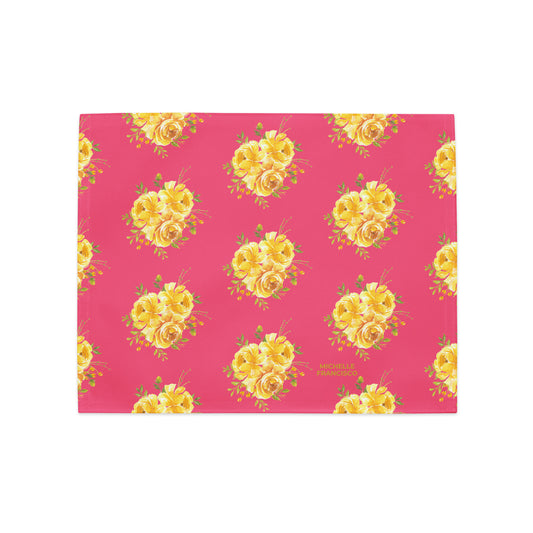Brink Pink Flowers Placemat Set