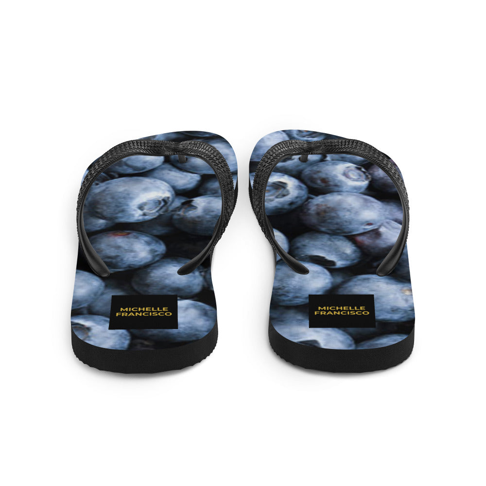 Blueberries Flip-Flops