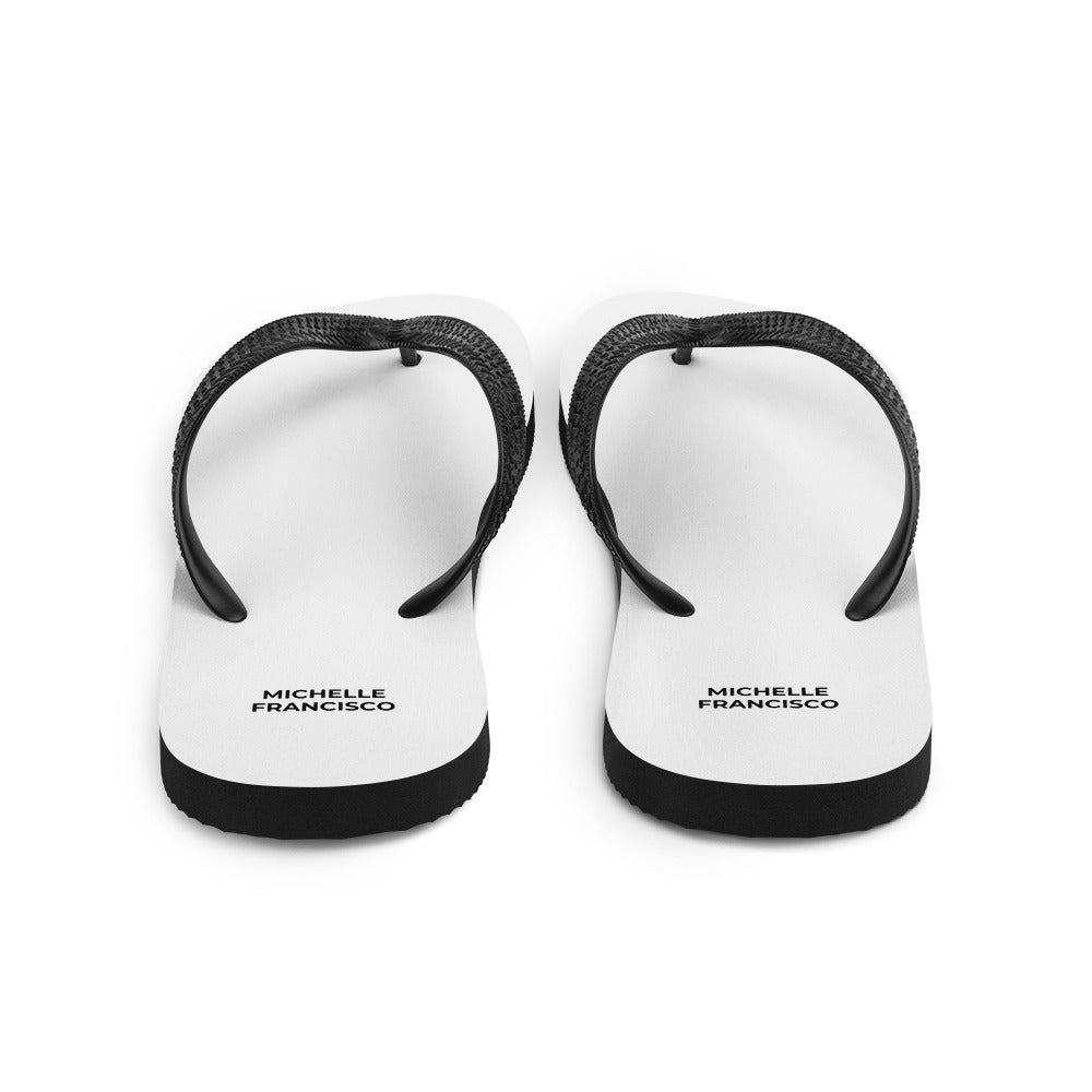 White Flip-Flops
