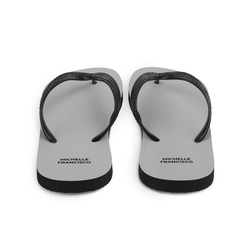 Silver Flip-Flops