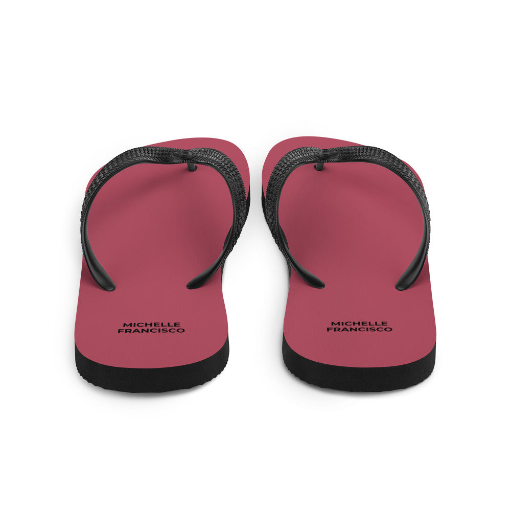 Hippie Pink Flip-Flops