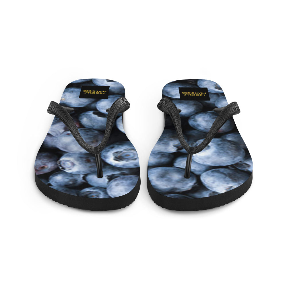 Blueberries Flip-Flops