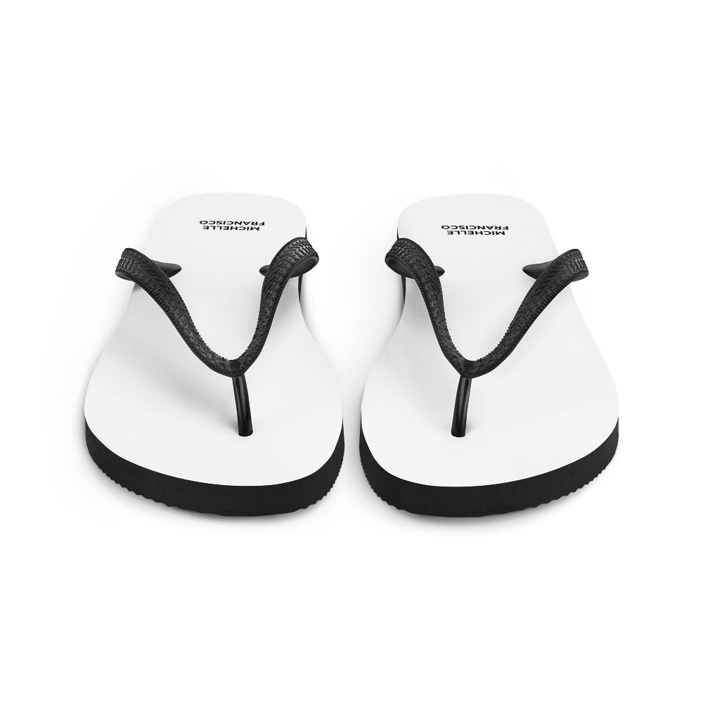 White Flip-Flops
