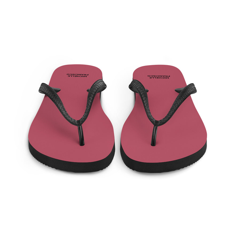 Hippie Pink Flip-Flops