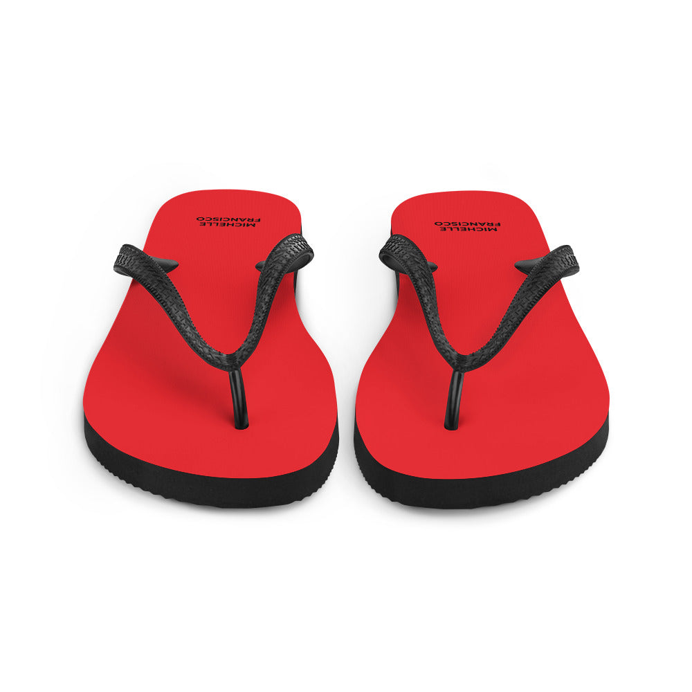 Alizarin Flip-Flops
