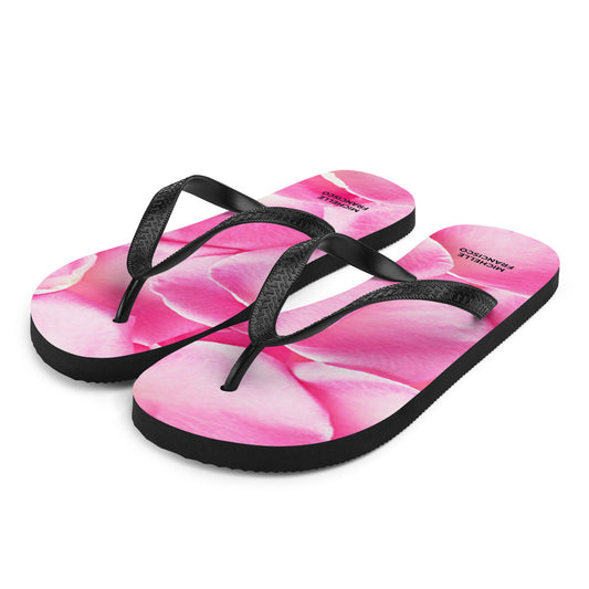 Pink Petals Flip-Flops