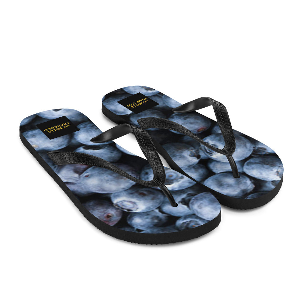 Blueberries Flip-Flops