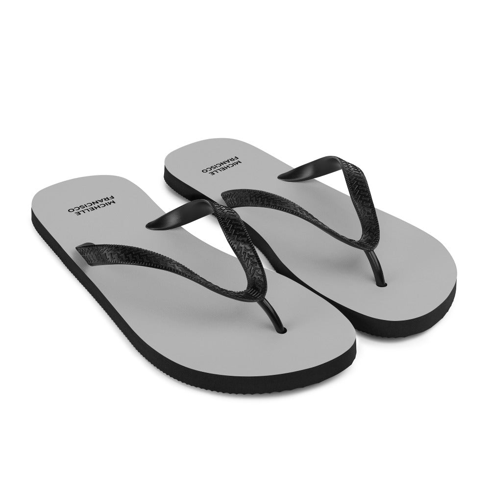 Silver Flip-Flops
