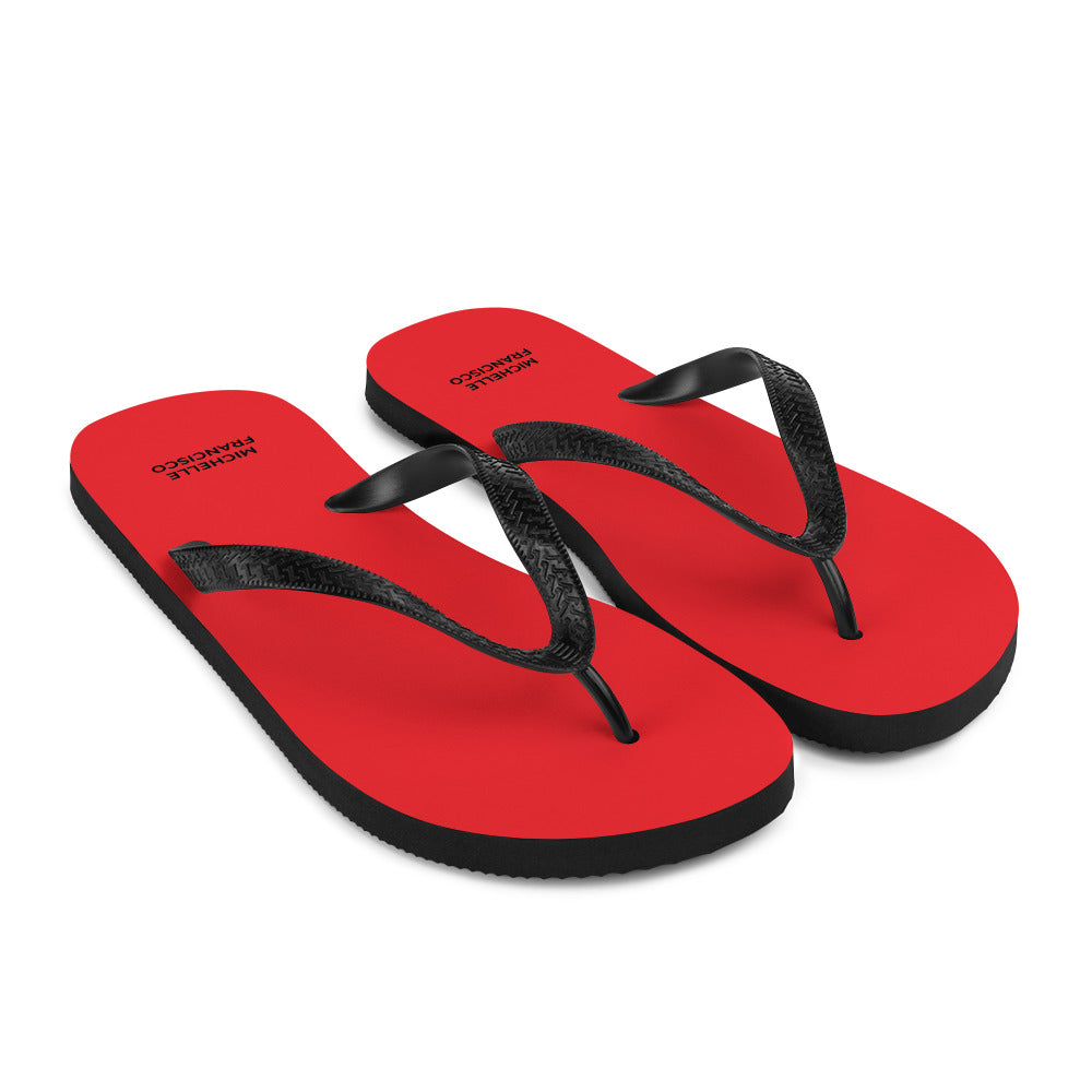 Alizarin Flip-Flops