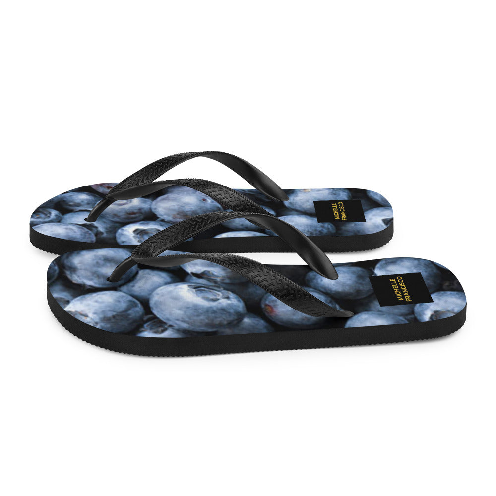 Blueberries Flip-Flops