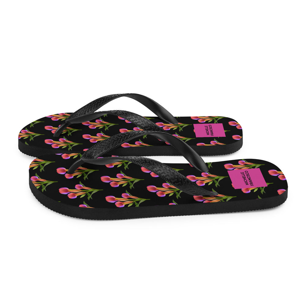 Calla Lilies Flip-Flops