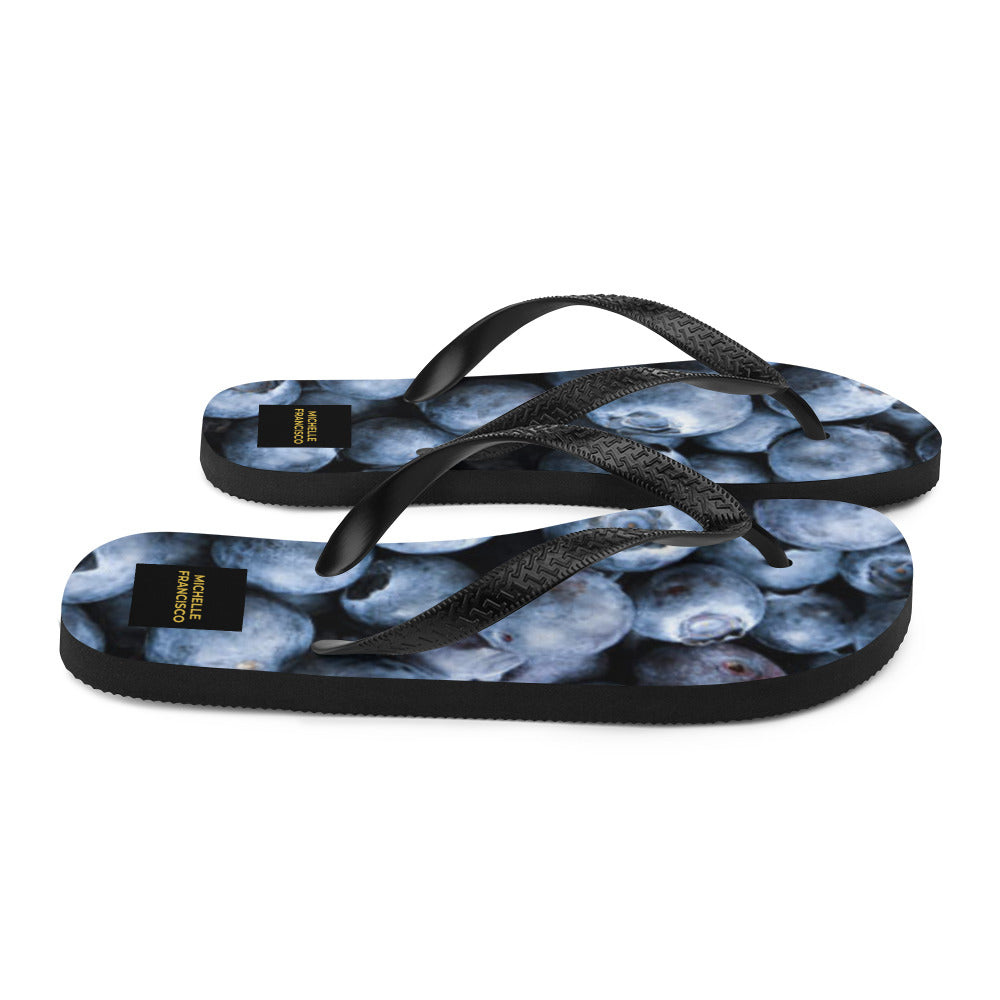 Blueberries Flip-Flops