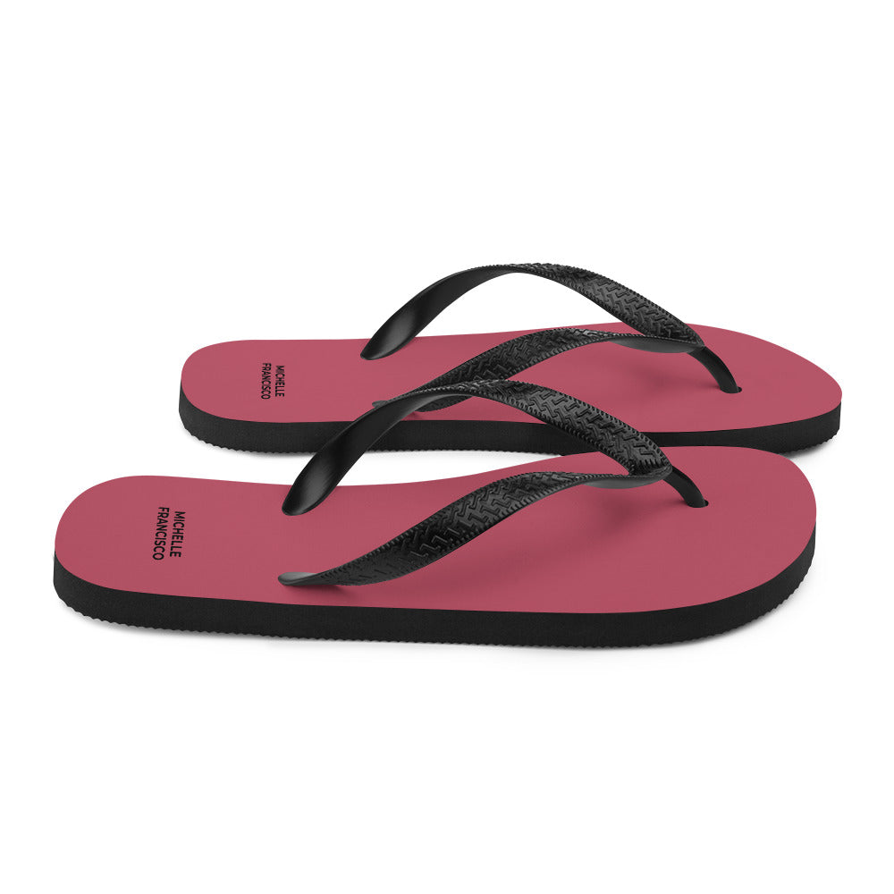 Hippie Pink Flip-Flops