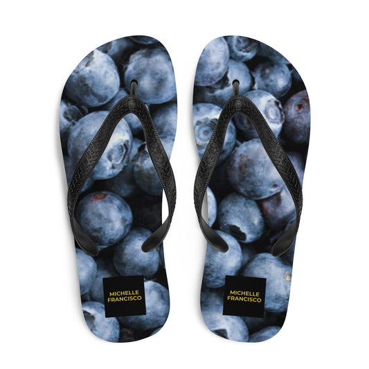 Blueberries Flip-Flops