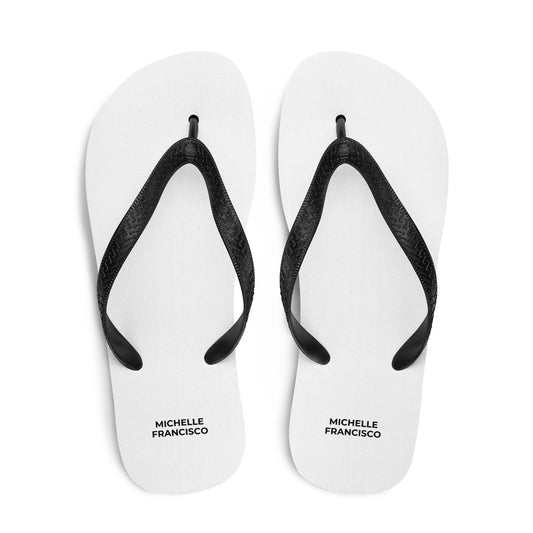 White Flip-Flops