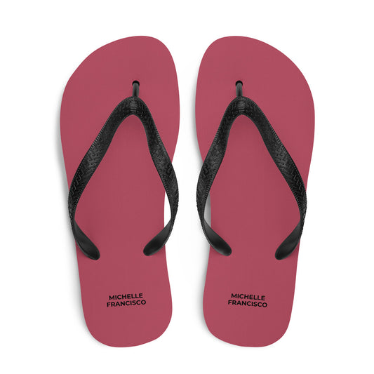 Hippie Pink Flip-Flops