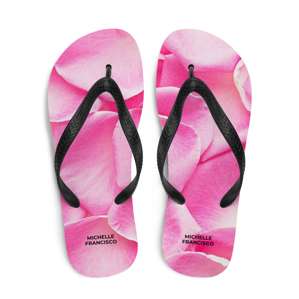 Pink Petals Flip-Flops