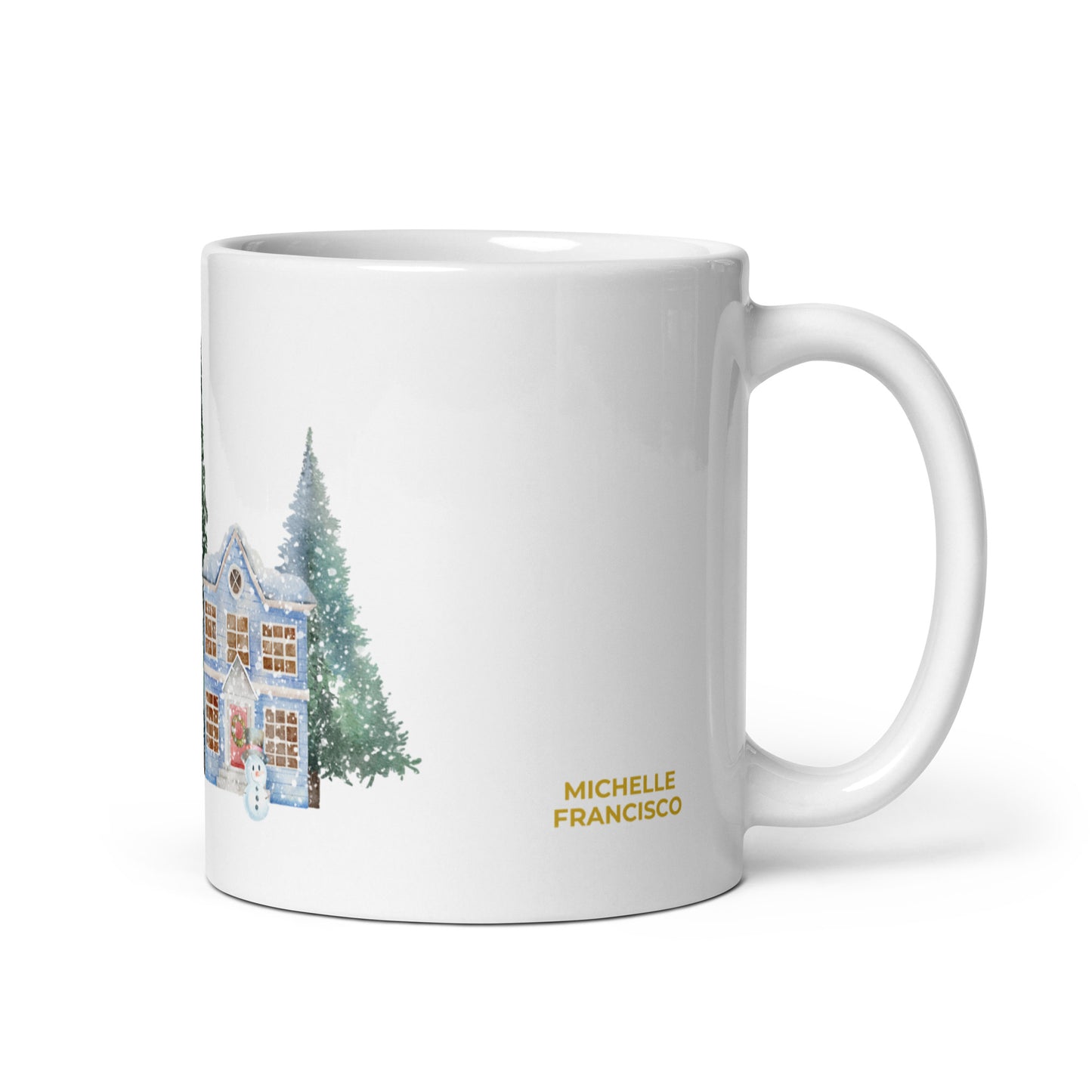 Snowing at Home Mug
