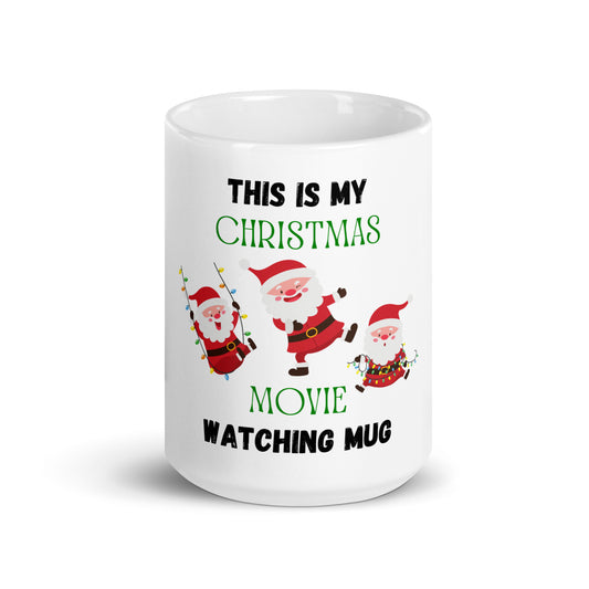 Santa in Movies Mug