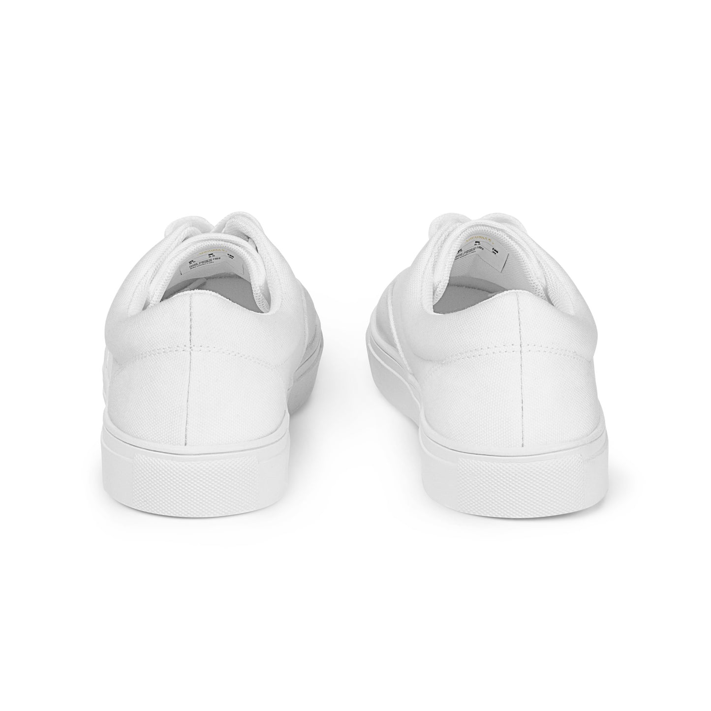 Women’s White Lace-up Canvas Shoes