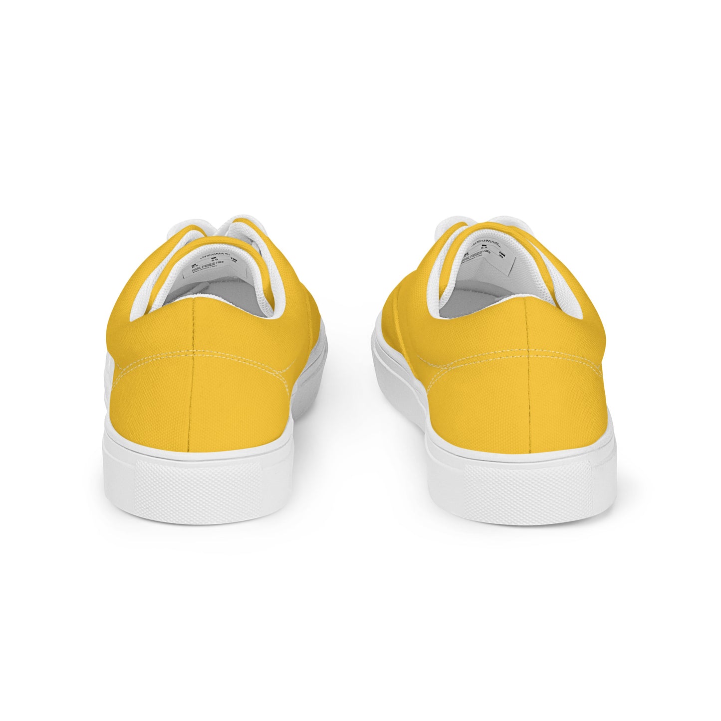 Women’s Black Star Yellow Lace-up Canvas Shoes
