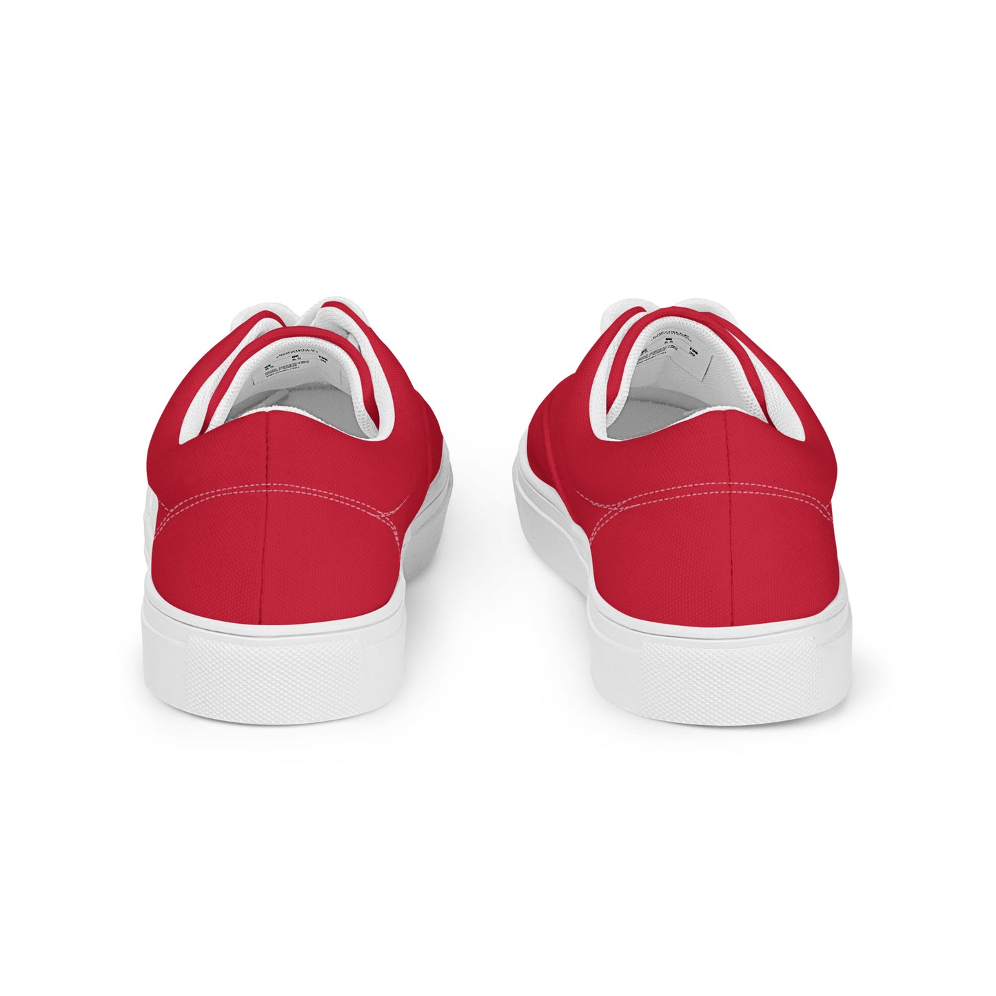 Women’s Black Star Red Lace-up Canvas Shoes