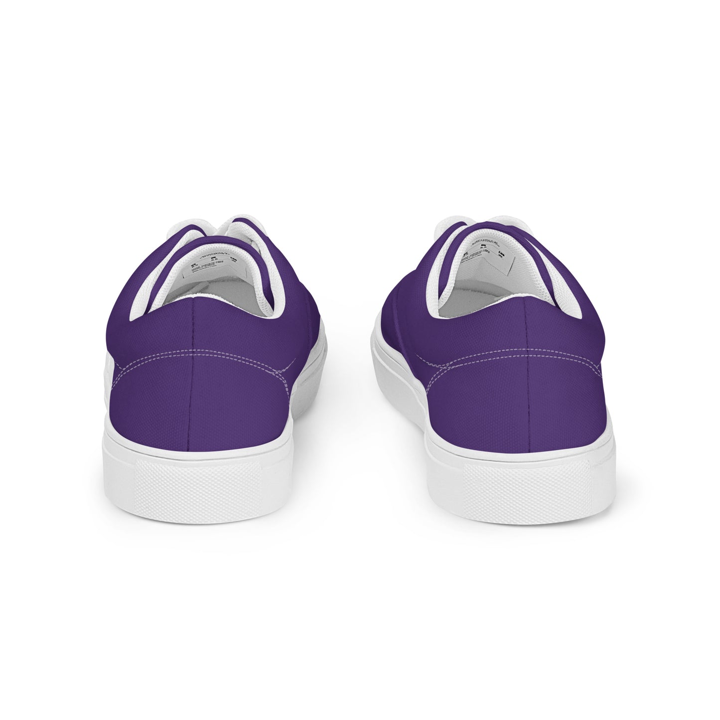 Women’s Black Star Purple Lace-up Canvas Shoes