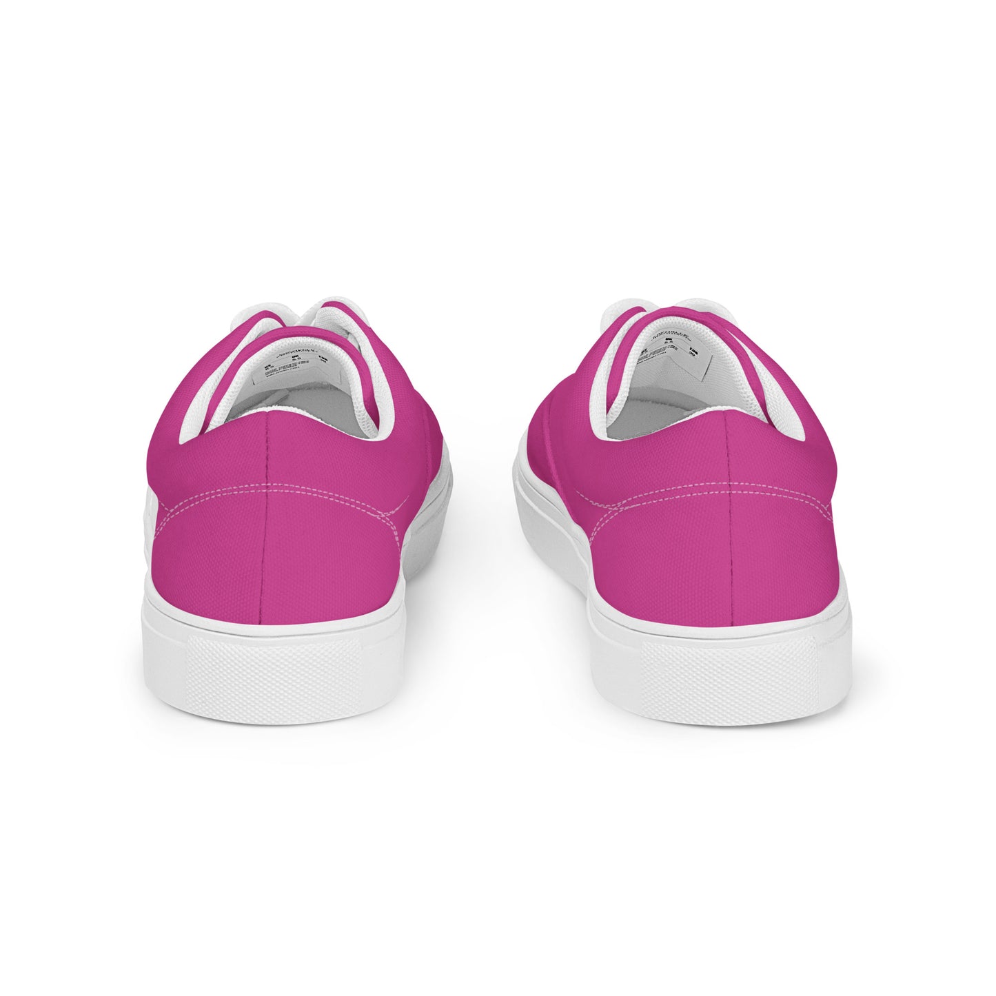 Women’s Black Star Deep Cerise Lace-up Canvas Shoes