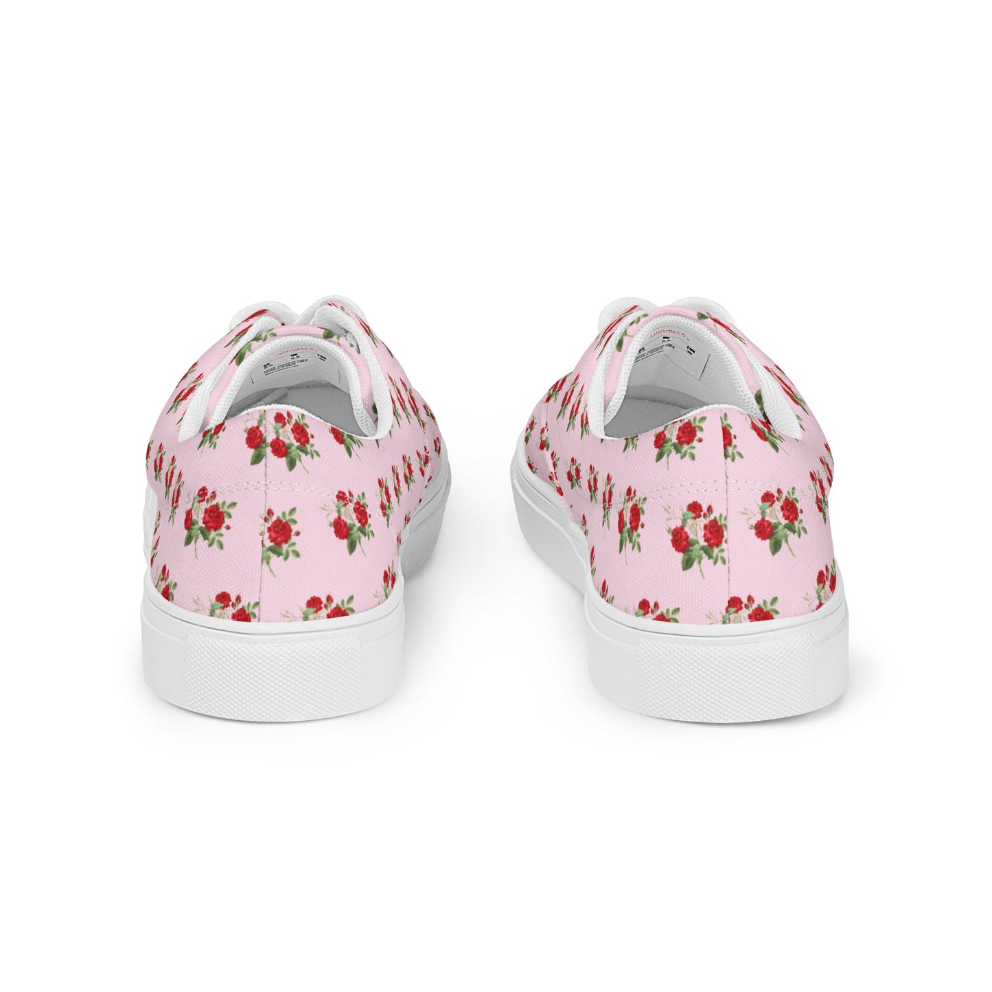 Women’s Rose Bouquet Lace-up Canvas Shoes - Michelle Francisco