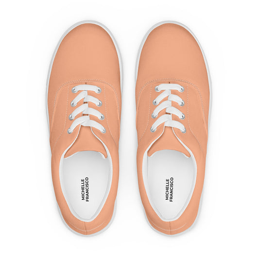 Women’s Mandys Pink Lace-up Canvas Shoes