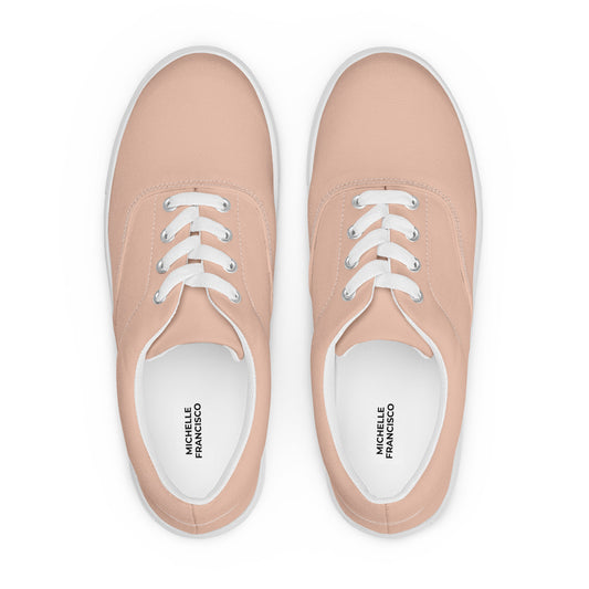 Women’s Zinnwaldite Lace-up Canvas Shoes
