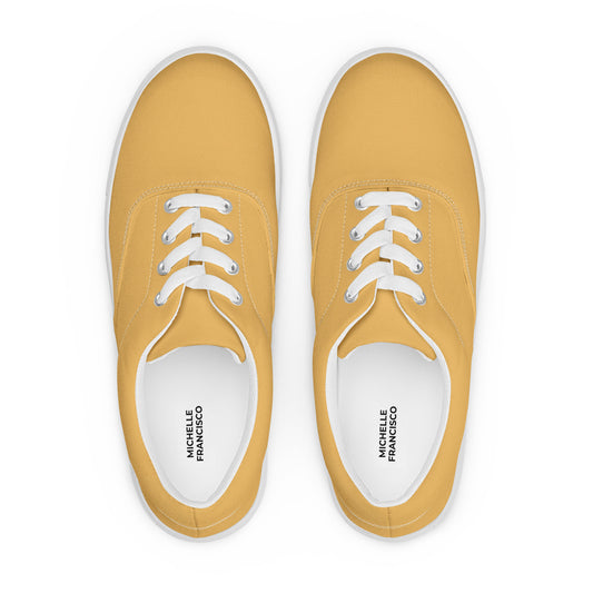 Women’s Harvest Gold Lace-up Canvas Shoes