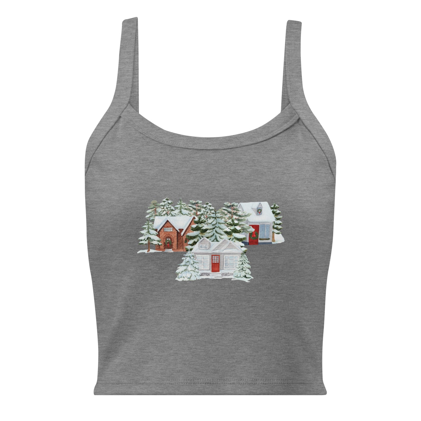 Snow Falls Women’s Micro-Rib Tank Top