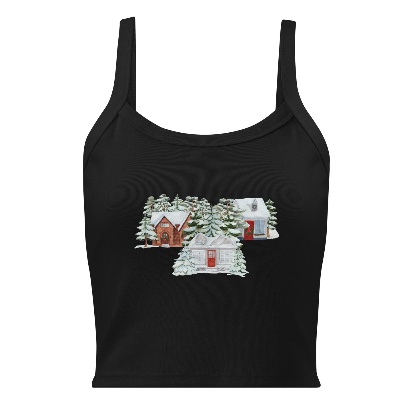 Snow Falls Women’s Micro-Rib Tank Top